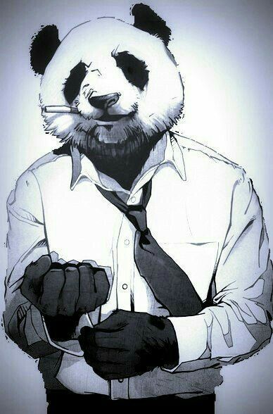Panda is ready for work